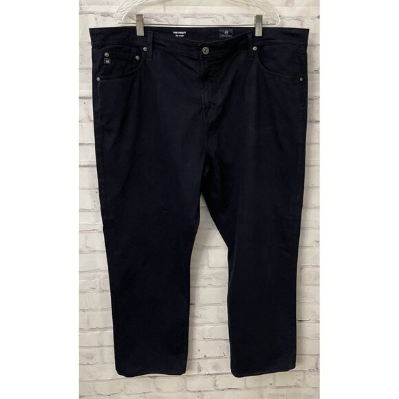 AG Adriano Goldschmied The Everett Slim Straight Navy Blue Jean Pants Size 42X29 - Picture 1 of 12